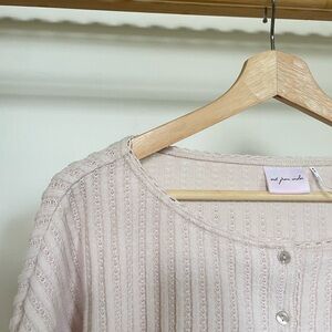 Out From Under Leilani Ribbed Cardigan - MEDIUM - Tan